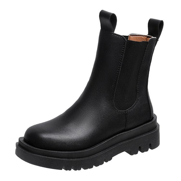 Bota corturno feminina-Estilo chelsea boot - fardyStore