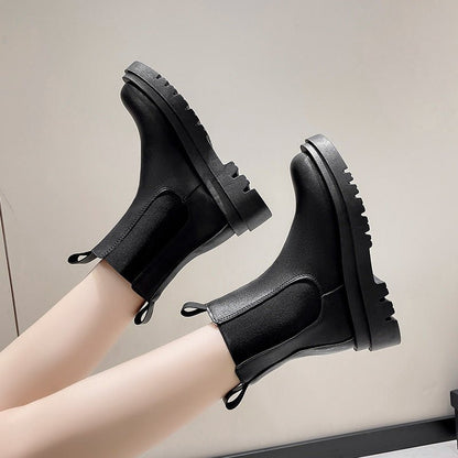 Bota corturno feminina-Estilo chelsea boot - fardyStore