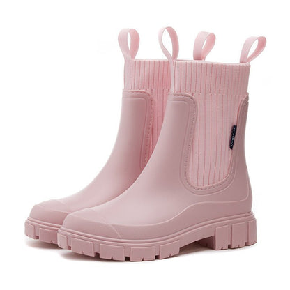 Bota de Chuva Feminina Antiderrapante com Elástico - fardyStore