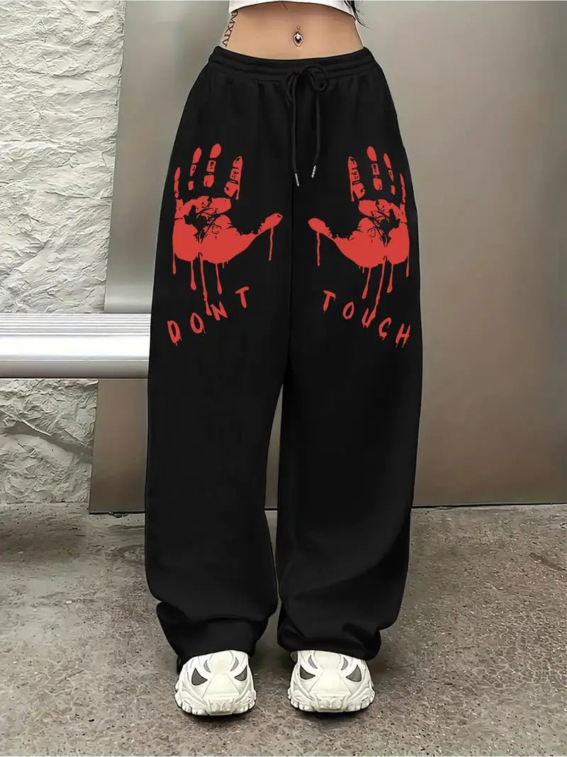 Calça Moletom Feminina Estampada Casual - fardyStore