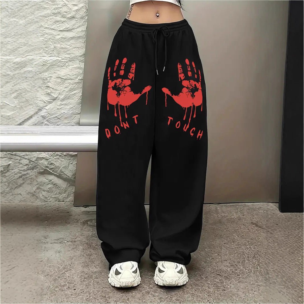 Calça Moletom Feminina Estampada Casual - fardyStore