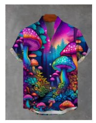 Camisa masculinaa fashionabla e respirável de stilo havaiano - fardyStore