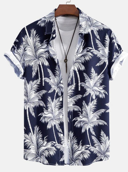 camisa mascunlina de manga curta com impressão digital 3D - fardyStore