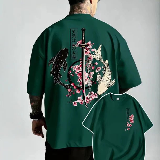 Camiseta Masculina Casual com Estampa, Gola Redonda e Manga Curta — Corte Solto - fardyStore