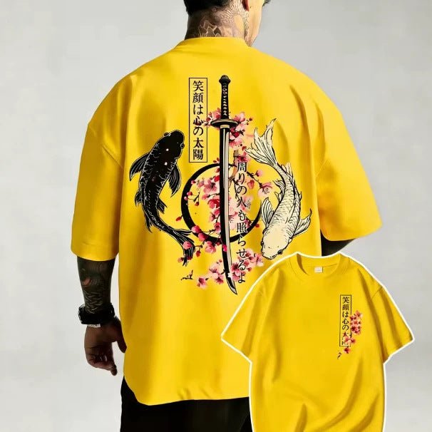 Camiseta Masculina Casual com Estampa, Gola Redonda e Manga Curta — Corte Solto - fardyStore