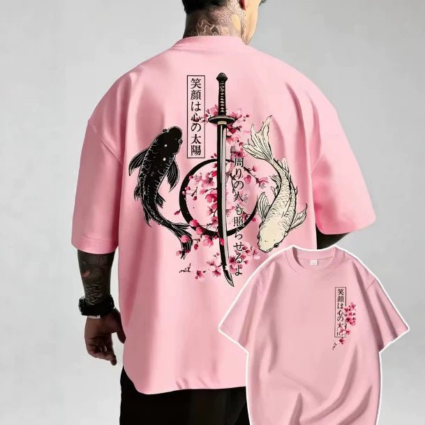 Camiseta Masculina Casual com Estampa, Gola Redonda e Manga Curta — Corte Solto - fardyStore