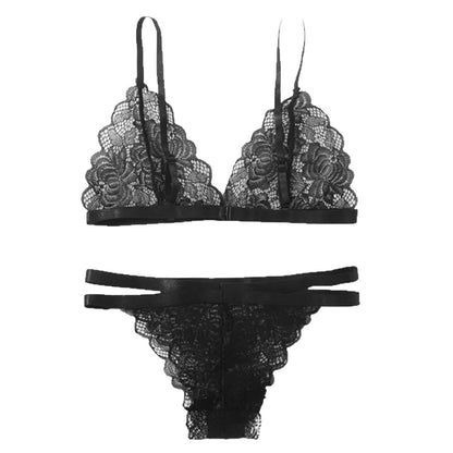 Conjunto de três peças de roupas íntimas europeu e americano - fardyStore