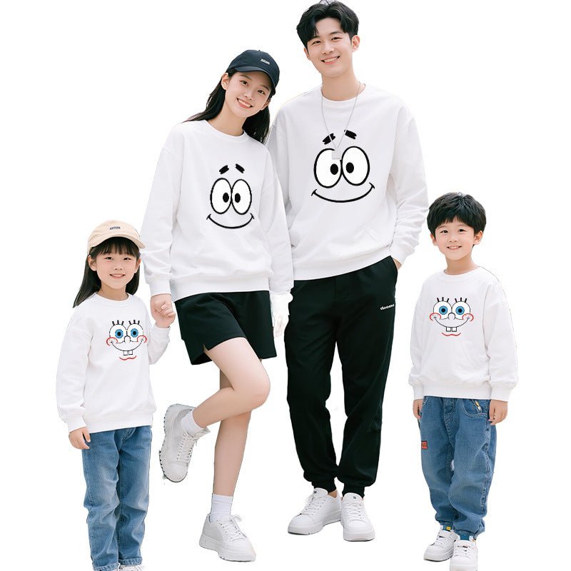 Moletom Combinando Pai/Mãe e Filho(a) — Estilo Outono/Inverno para Famílias, Casual e Confortável - fardyStore