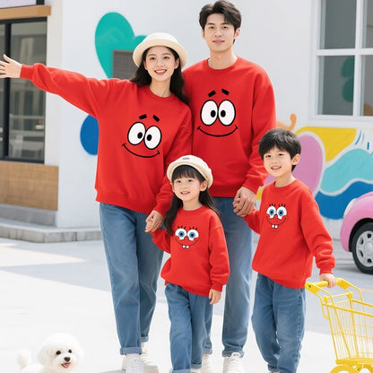 Moletom Combinando Pai/Mãe e Filho(a) — Estilo Outono/Inverno para Famílias, Casual e Confortável - fardyStore
