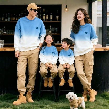 Moletom Combinando para Pais e Filhos — Estilo Outono, Casual e Confortável - fardyStore