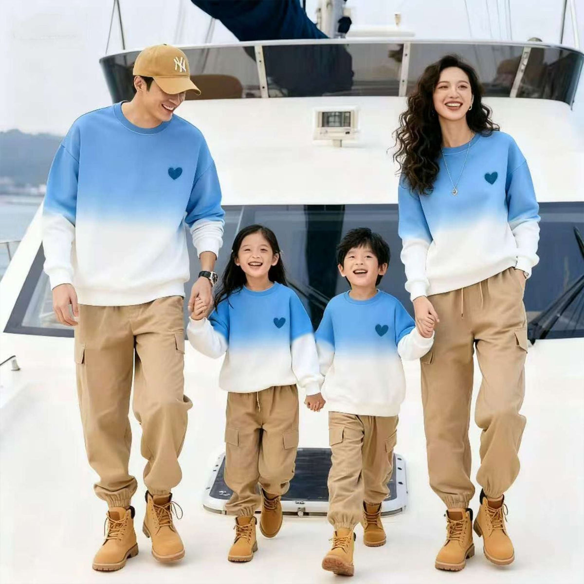 Moletom Combinando para Pais e Filhos — Estilo Outono, Casual e Confortável - fardyStore
