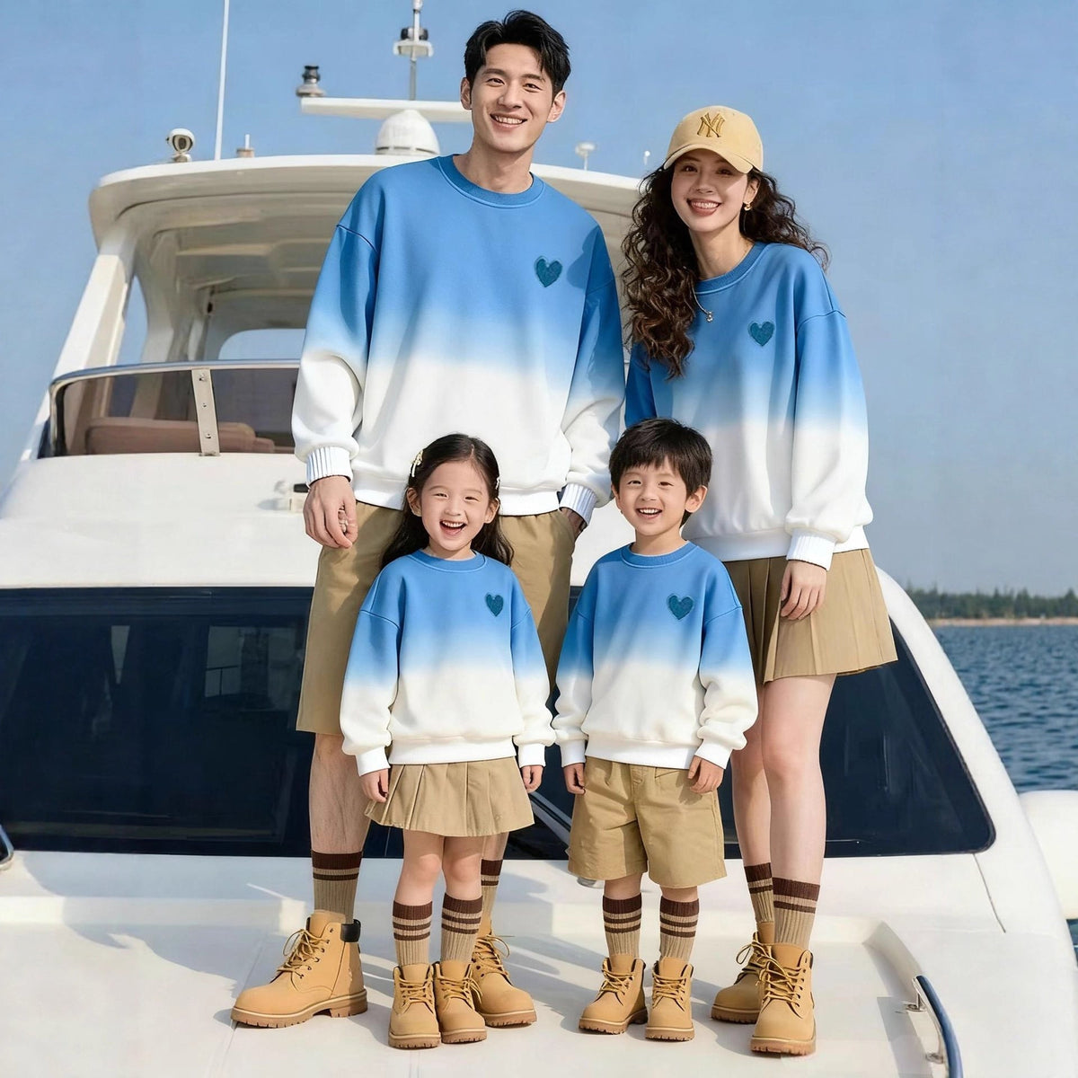 Moletom Combinando para Pais e Filhos — Estilo Outono, Casual e Confortável - fardyStore