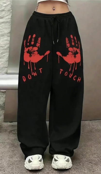 Calça Moletom Feminina Estampada Casual
