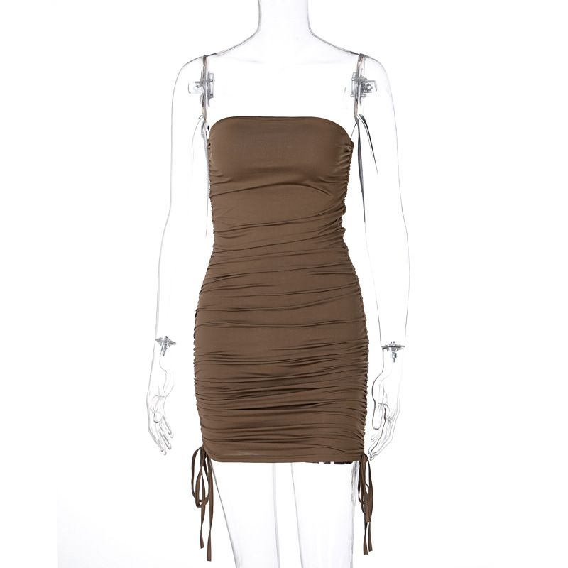 Vestido Tubo Plissado Feminino — Elegaância Minimalista para Toda Ocasião - fardyStore