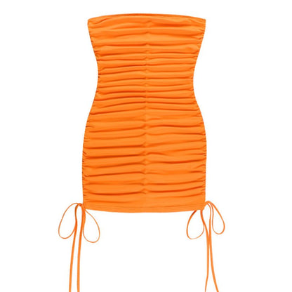 Vestido Tubo Plissado Feminino — Elegaância Minimalista para Toda Ocasião - fardyStore