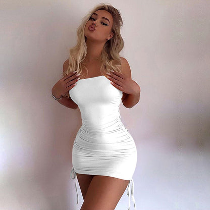 Vestido Tubo Plissado Feminino — Elegaância Minimalista para Toda Ocasião - fardyStore
