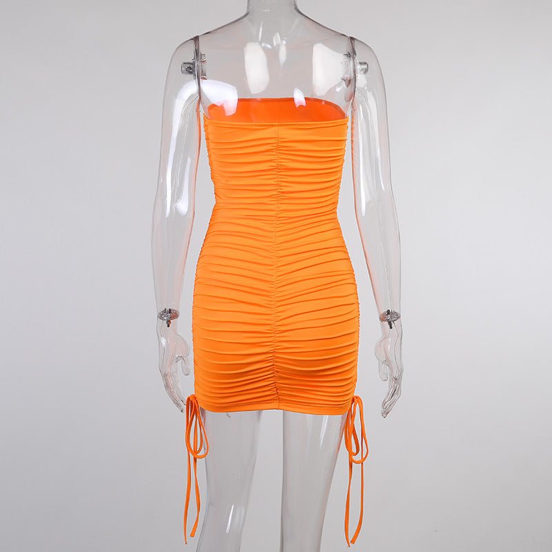 Vestido Tubo Plissado Feminino — Elegaância Minimalista para Toda Ocasião - fardyStore